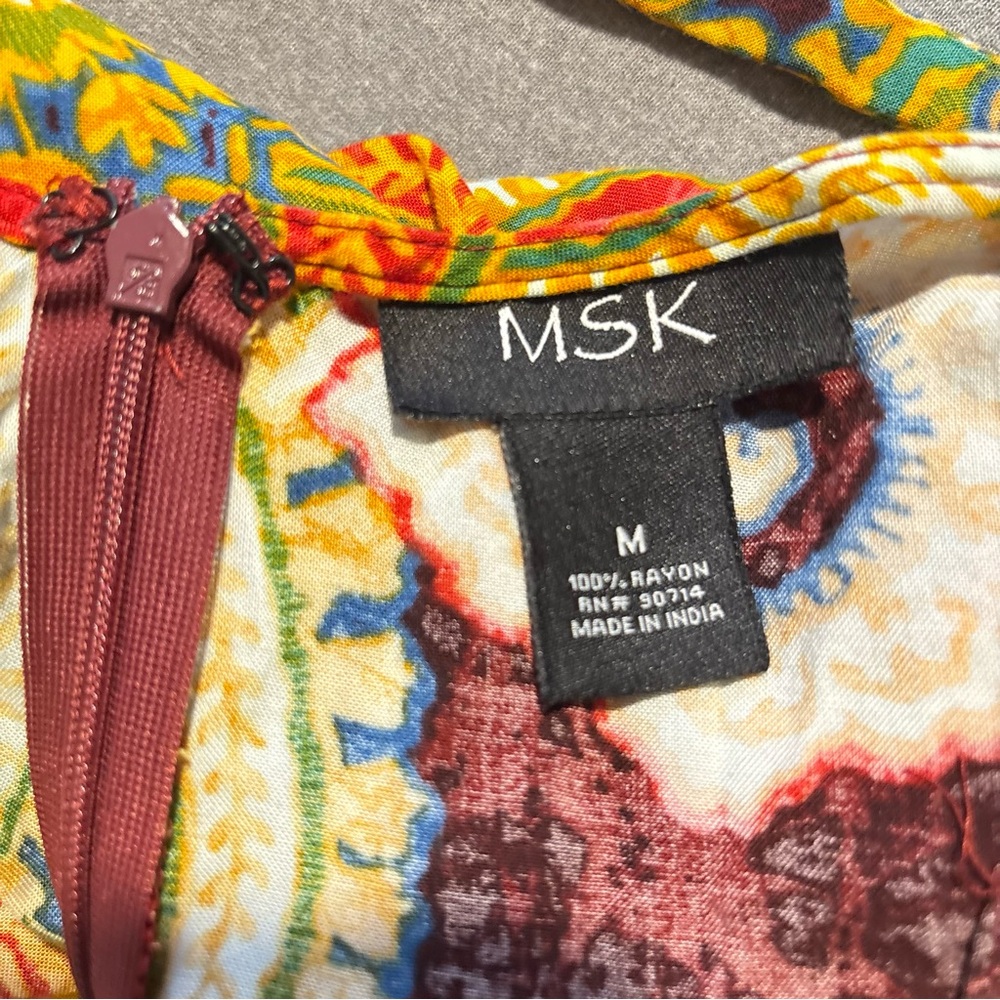 MSK Vibrant Paisley High Low Jumpsuits women’s - Picture 11 of 16